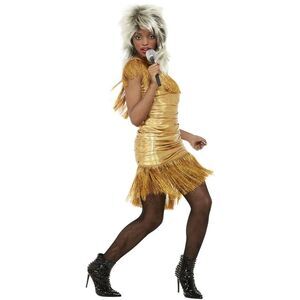 Tina Turner Womens/Ladies Simply The Best Legend Costume / Gold